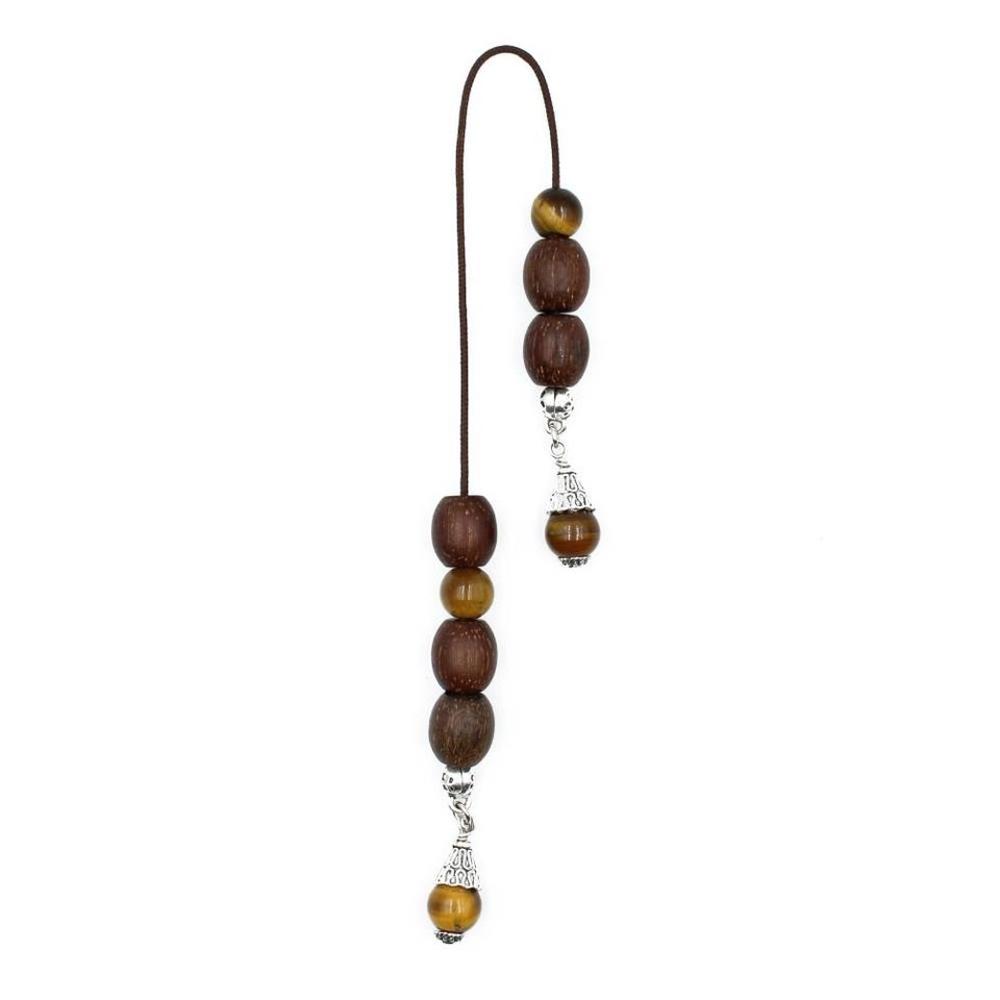 Cook beech and tiger eye (7 beads)  - 2