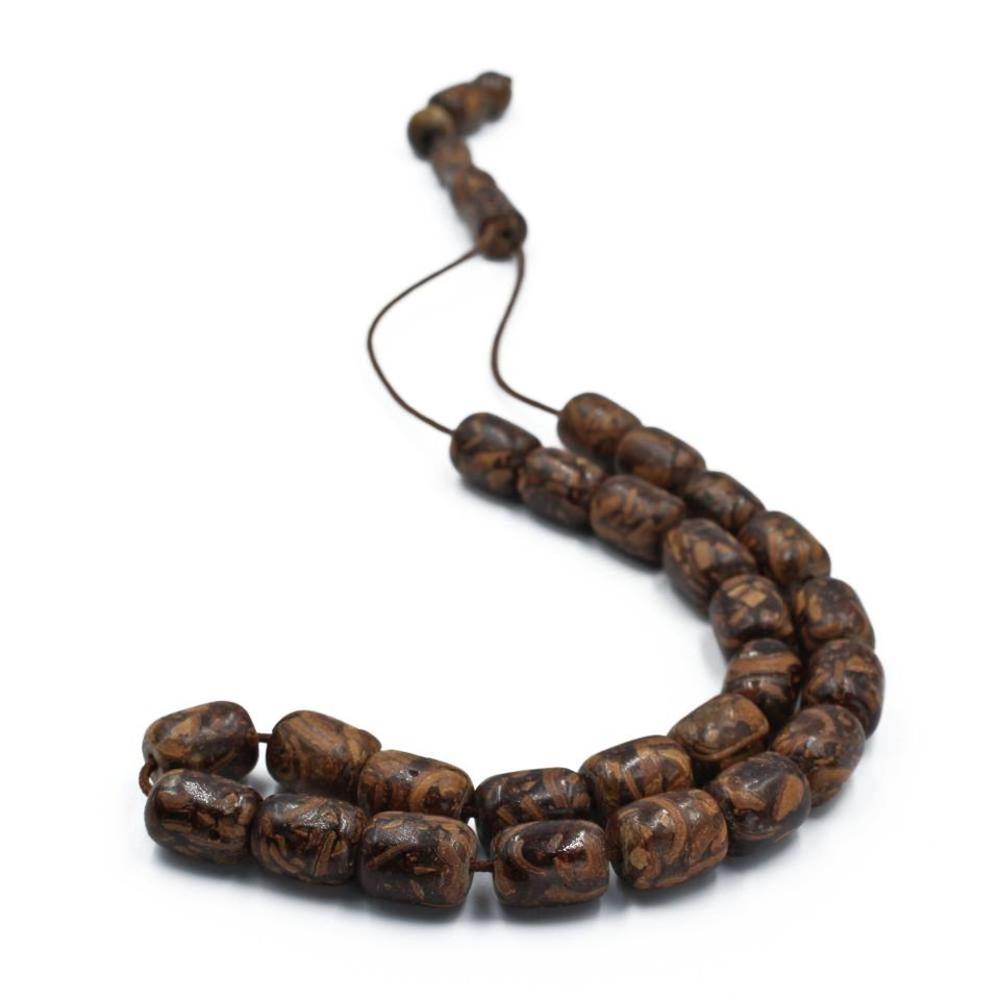 Aromatic cinnamon and tiger eye rosary (25 beads)  - 3