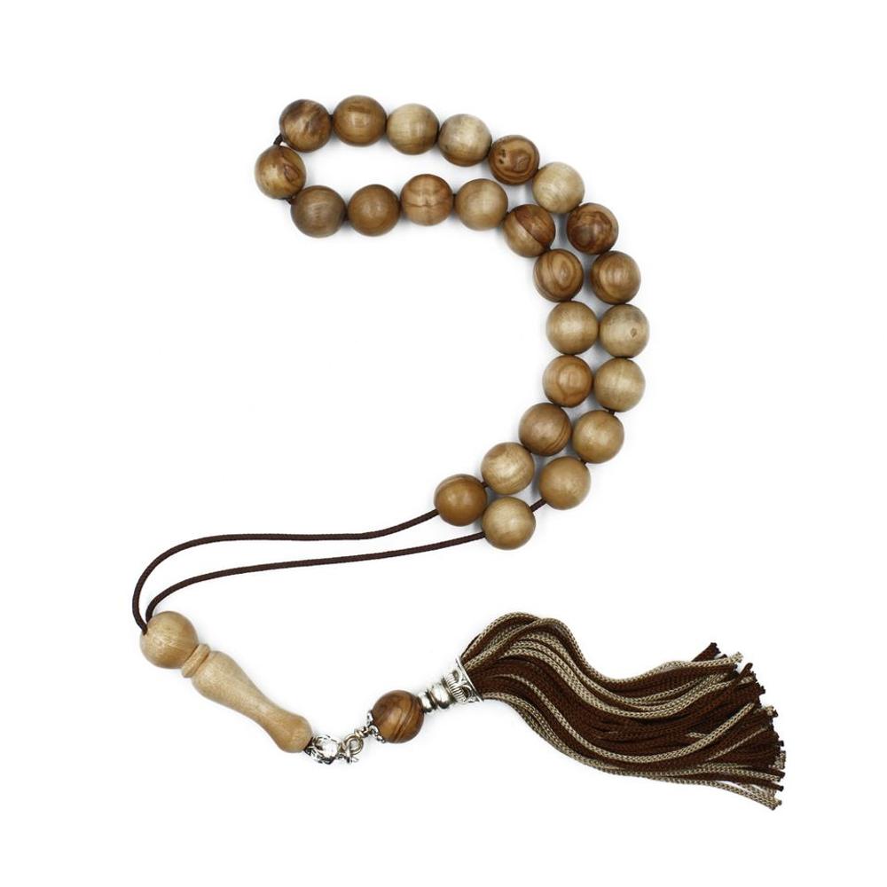 Olive wood rosary (25 + 1 beads) 
