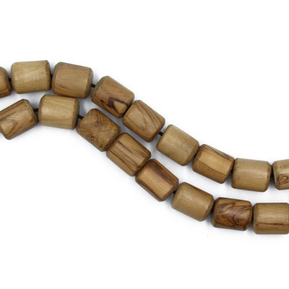 Olive wood rosary-koboloi (19 beads)  - 4