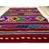 CRETAN WOOL TEXTILE HANDMADE IN LOOM WITH DESIGNS AND BEAUTIFUL COLORS (DEEP RED) - 1