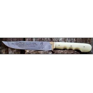 CRETAN KNIFE WITH A PLASTIC HANDLE - 4942