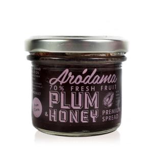 PLUM SPREAD WITH THYME HONEY & EXTRA VIRGIN OLIVE OIL, FROM CRETE "ARODAMA" 120g - 1972