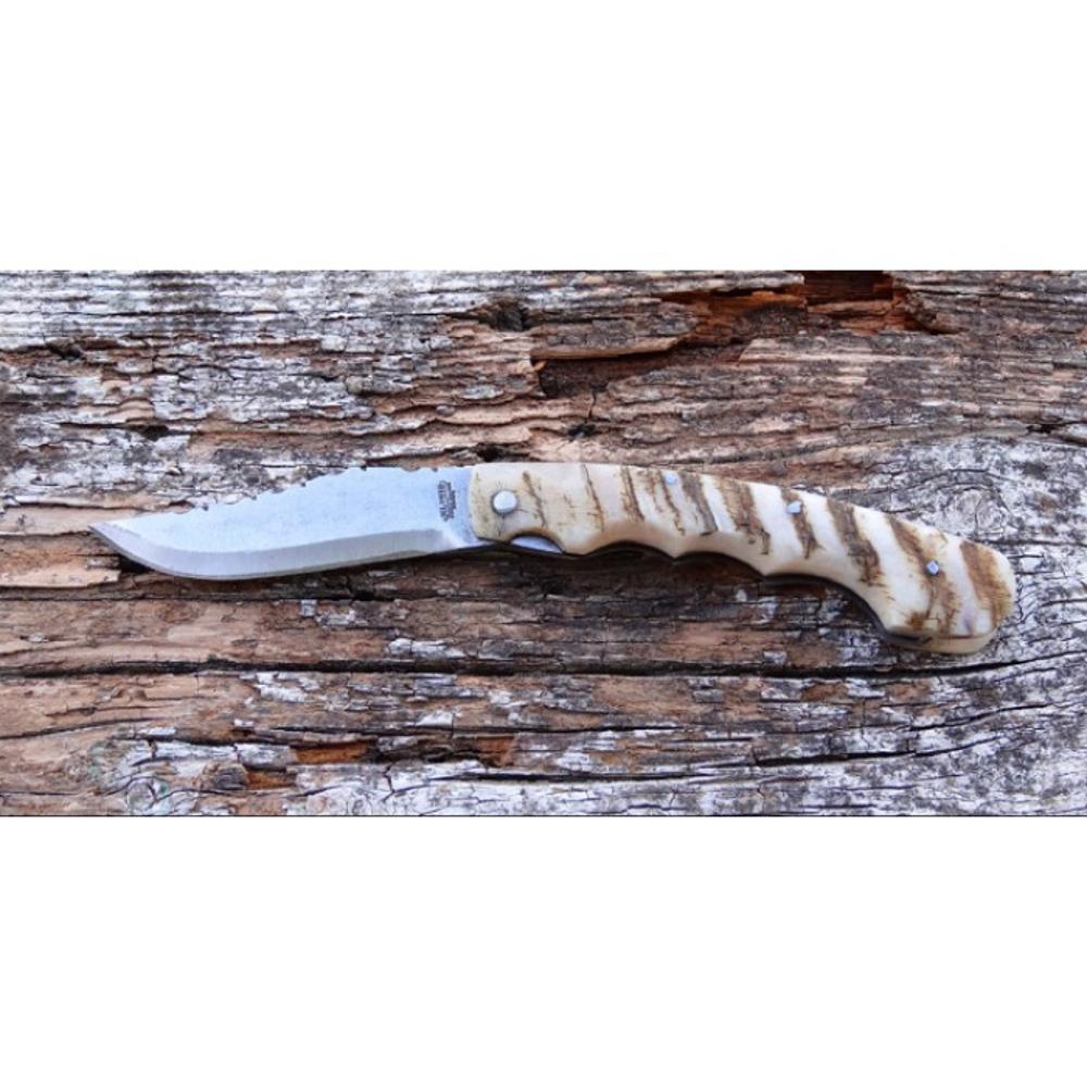 Knife with keratin handle (rustic)