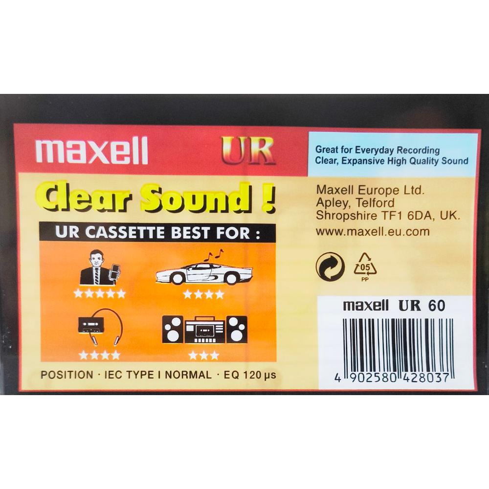 ΚΕΝΗ ΚΑΣΣΕΤΑ ΗΧΟΥ MAXELL UR 60 - 1