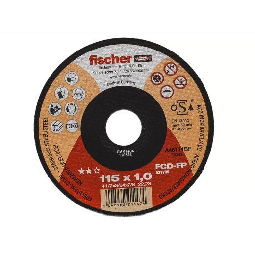 Δίσκος Κοπής 115mm Fischer
