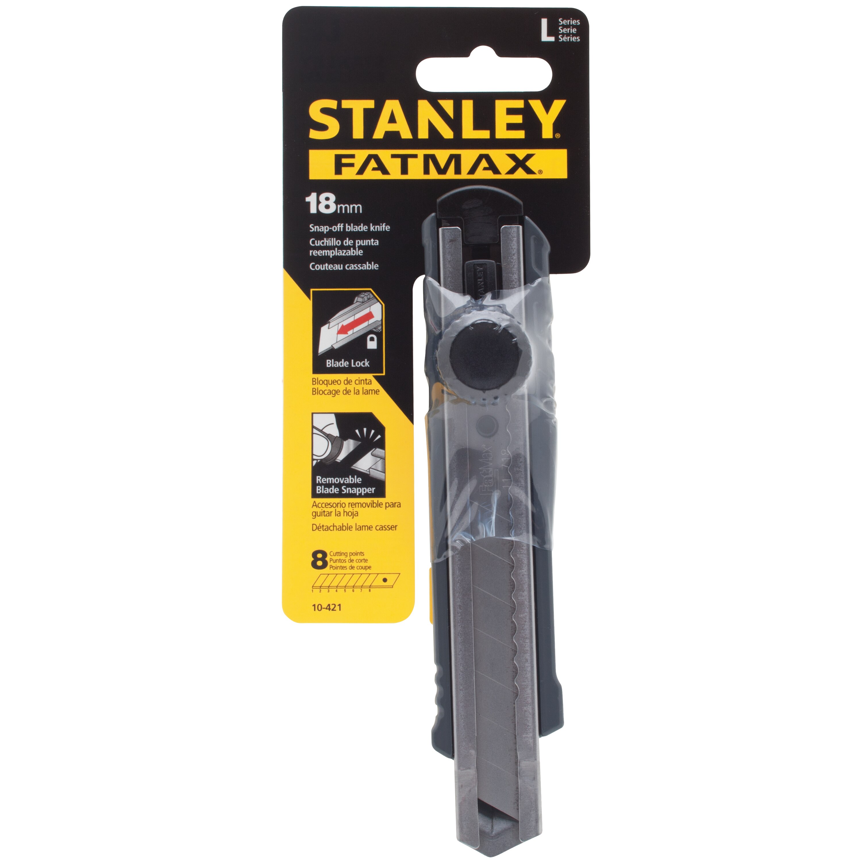 FatMax® Αυτομπλοκαριζόμενο Mαχαίρι με Σπαστή Λάμα- 18mm Stanley - 3