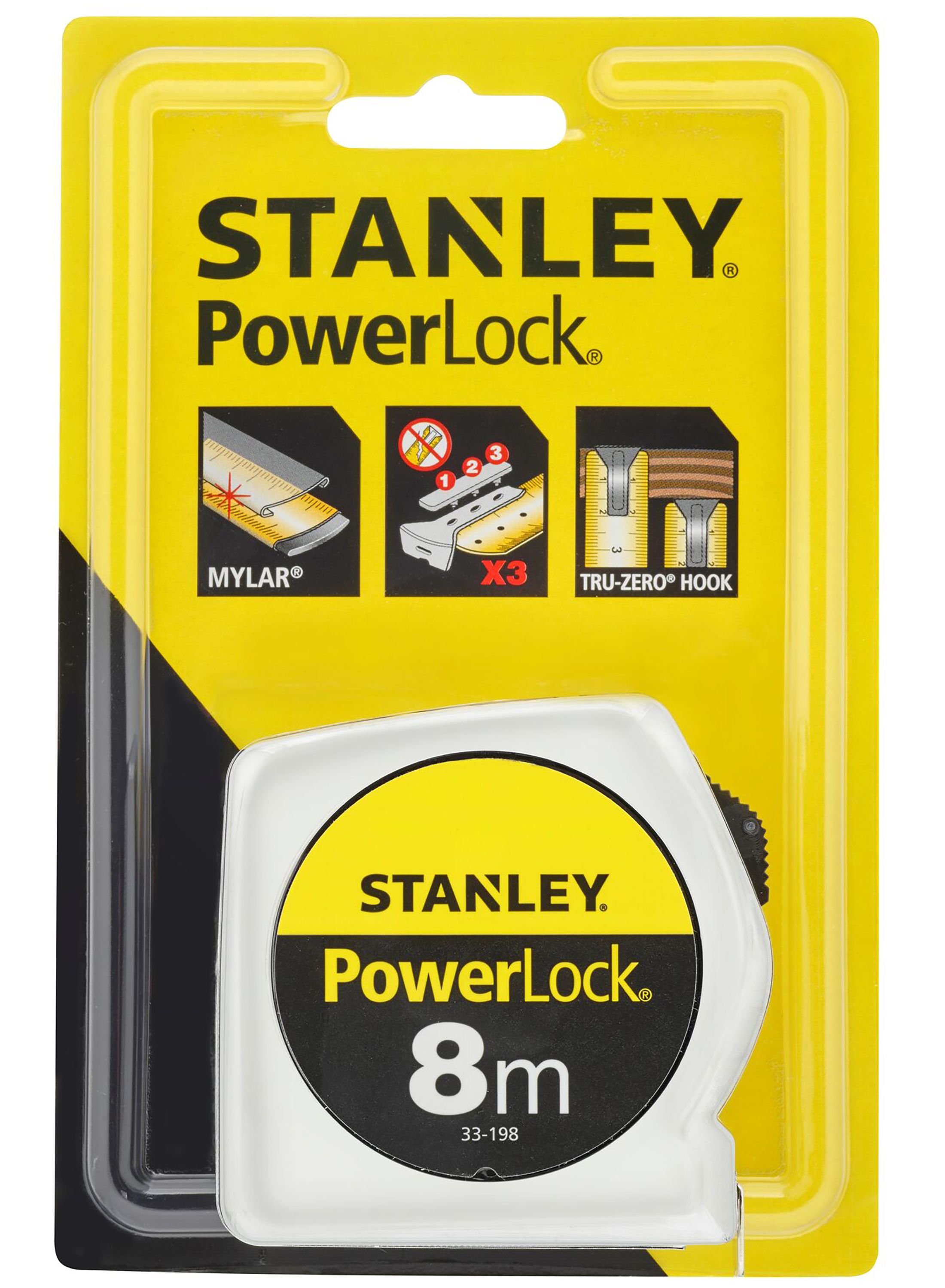 Powerlock 8m Measure Tape Stanley - 2
