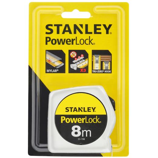 Powerlock 8m Measure Tape Stanley
