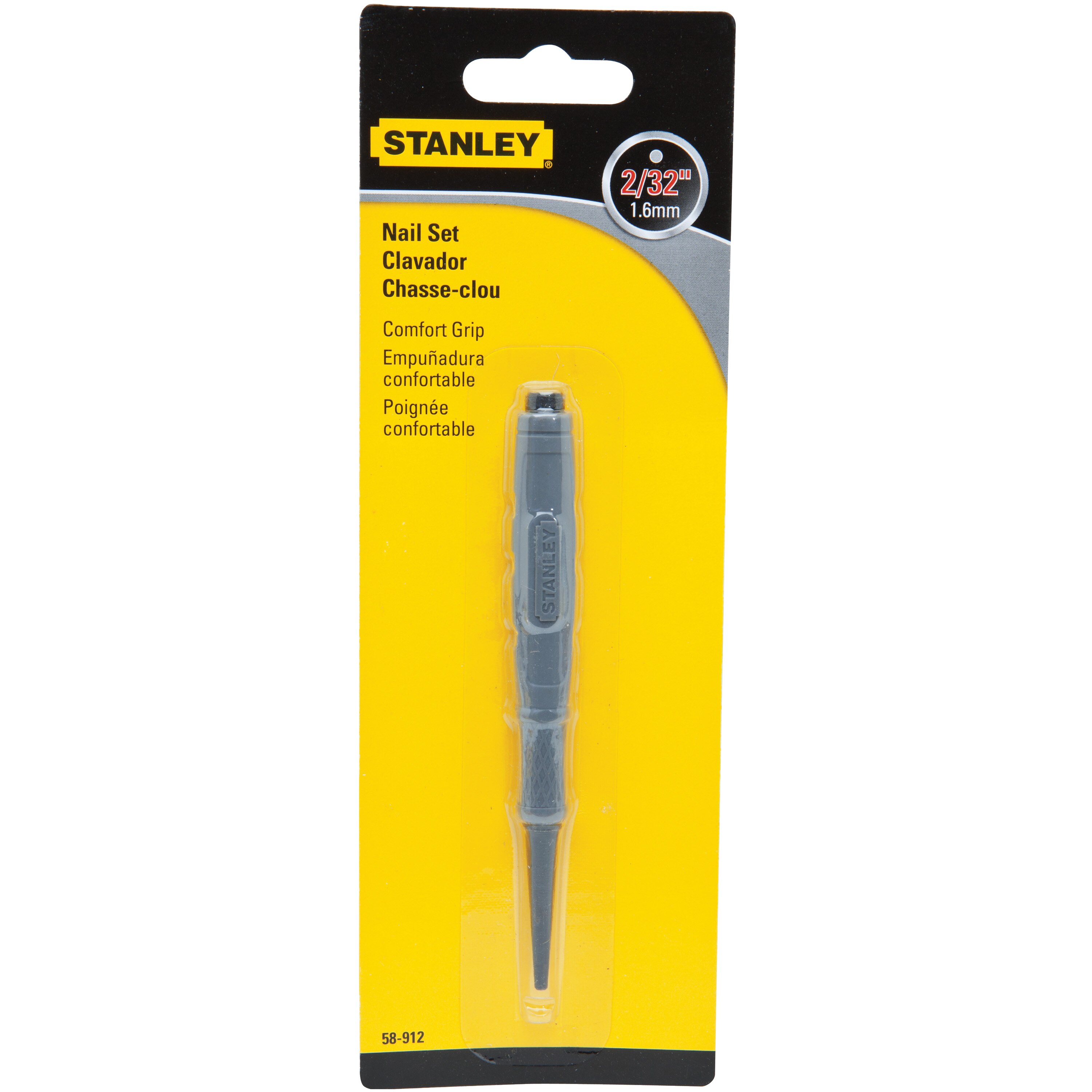 Dynagrip Nail Punch No120x1.6mm Stanley - 2