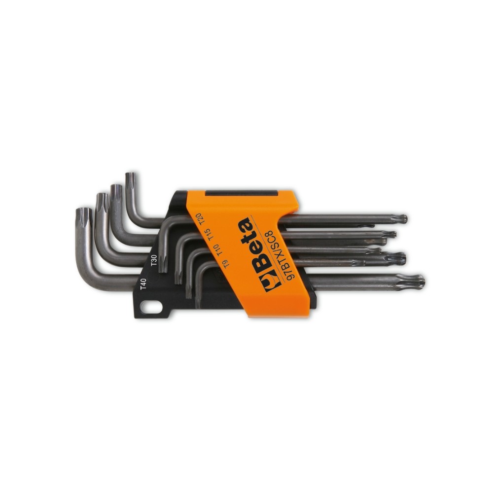 97BTX/SC8 Set of 8 ball head offset key wrenches, for Torx® head screws Beta