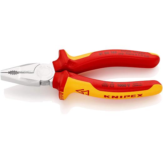 Engineer's Pliers with VDE 1000V,160mm Knipex