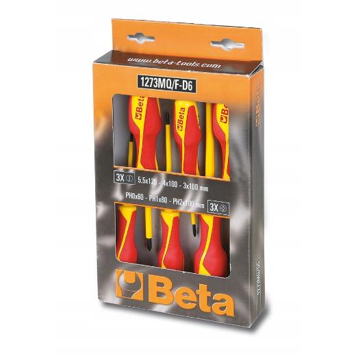 1273MQ/F-D6 Set of 6 slim screwdrivers