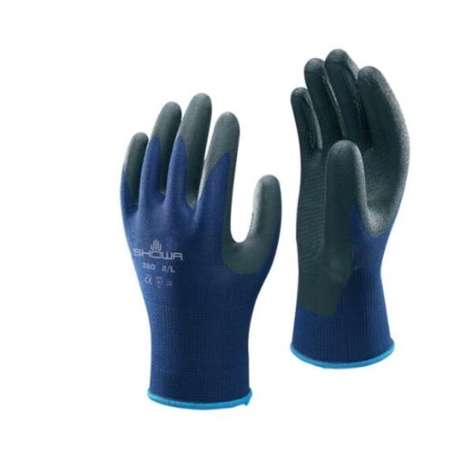 Γάντια γάντια εργασίας, γενικής χρήσης (μπλέ) 380 Showa