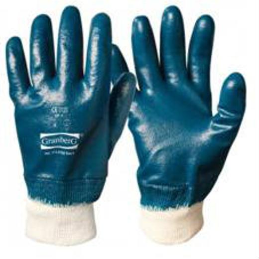 Γάντια Νιτριλίου Πλεκτό Μπλε GranberG