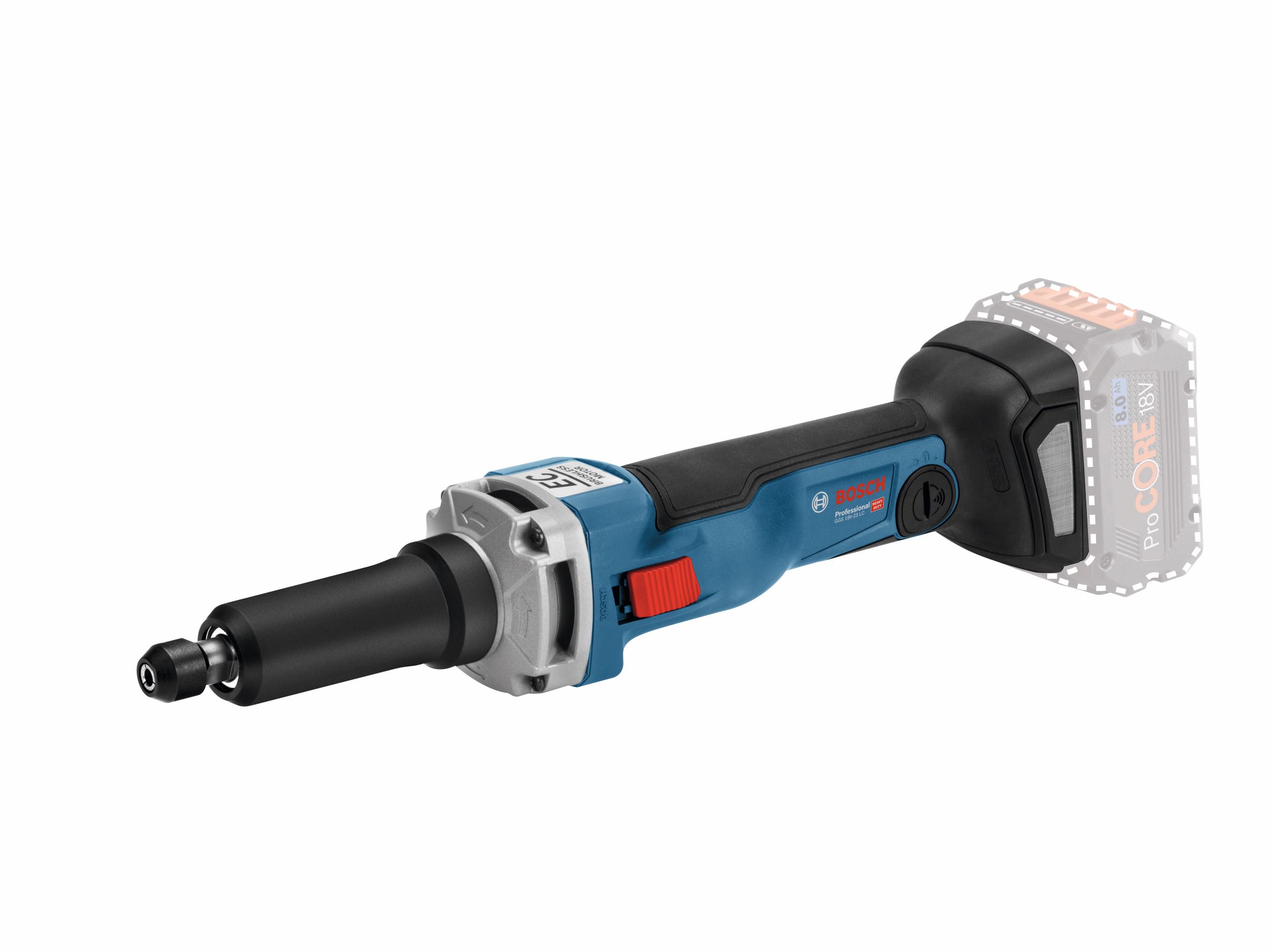 GGS 18V-23 LC Cordless Straight Grinder in L-Boxx Bosch - 1