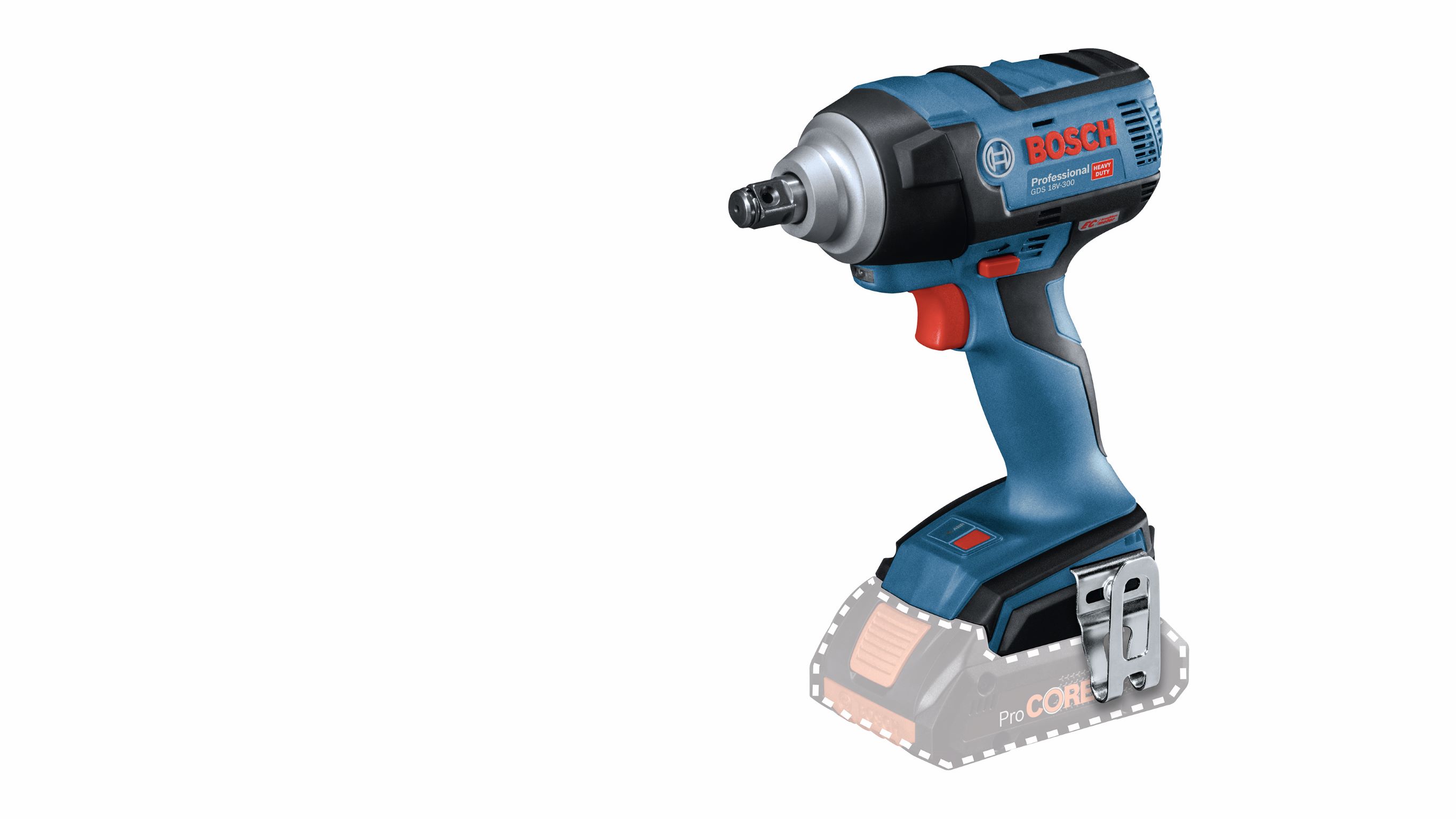GDS 18V-300 Cordless Impact Wrench in L-Boxx Bosch - 1