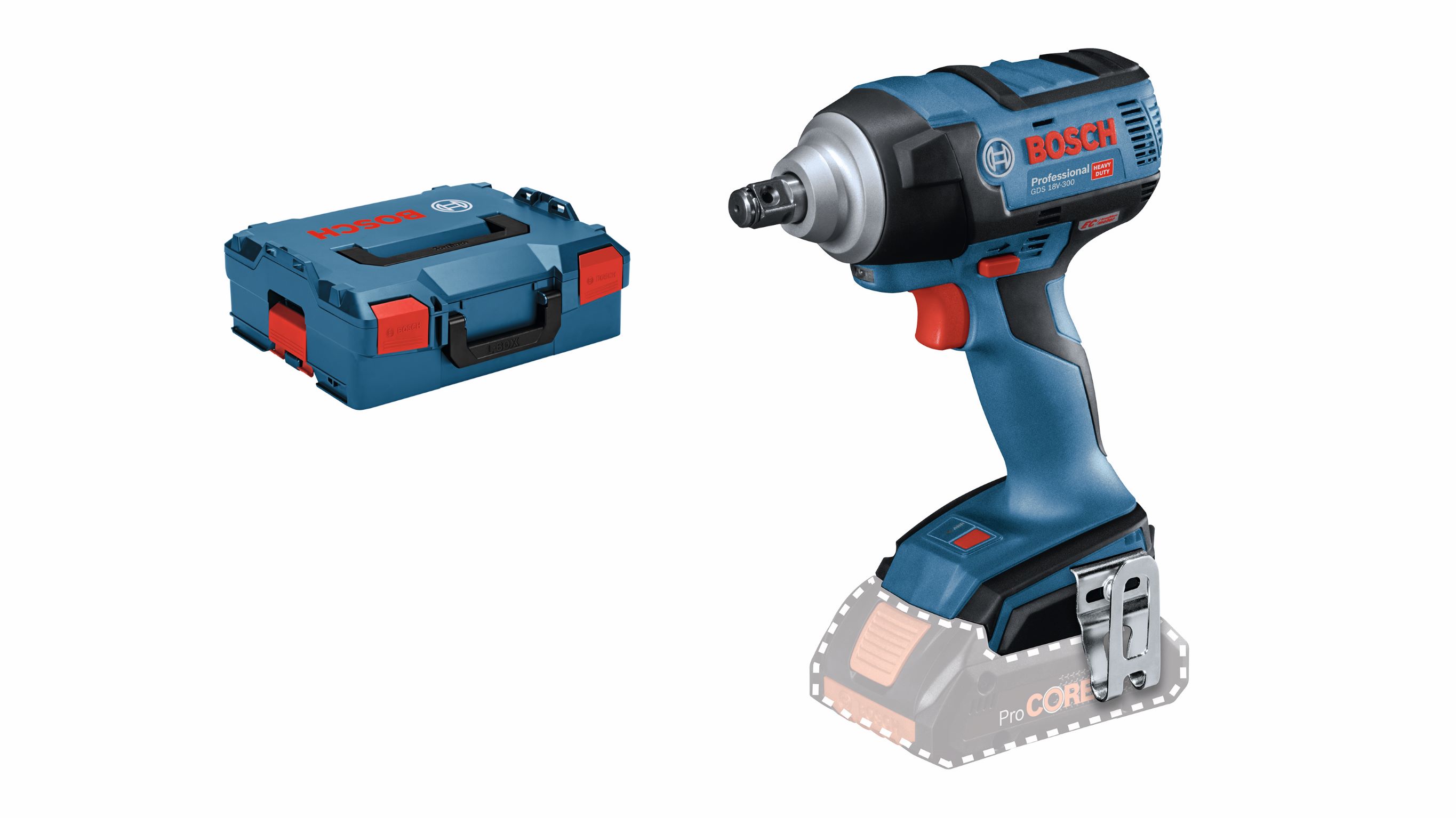 GDS 18V-300 Cordless Impact Wrench in L-Boxx Bosch - 2