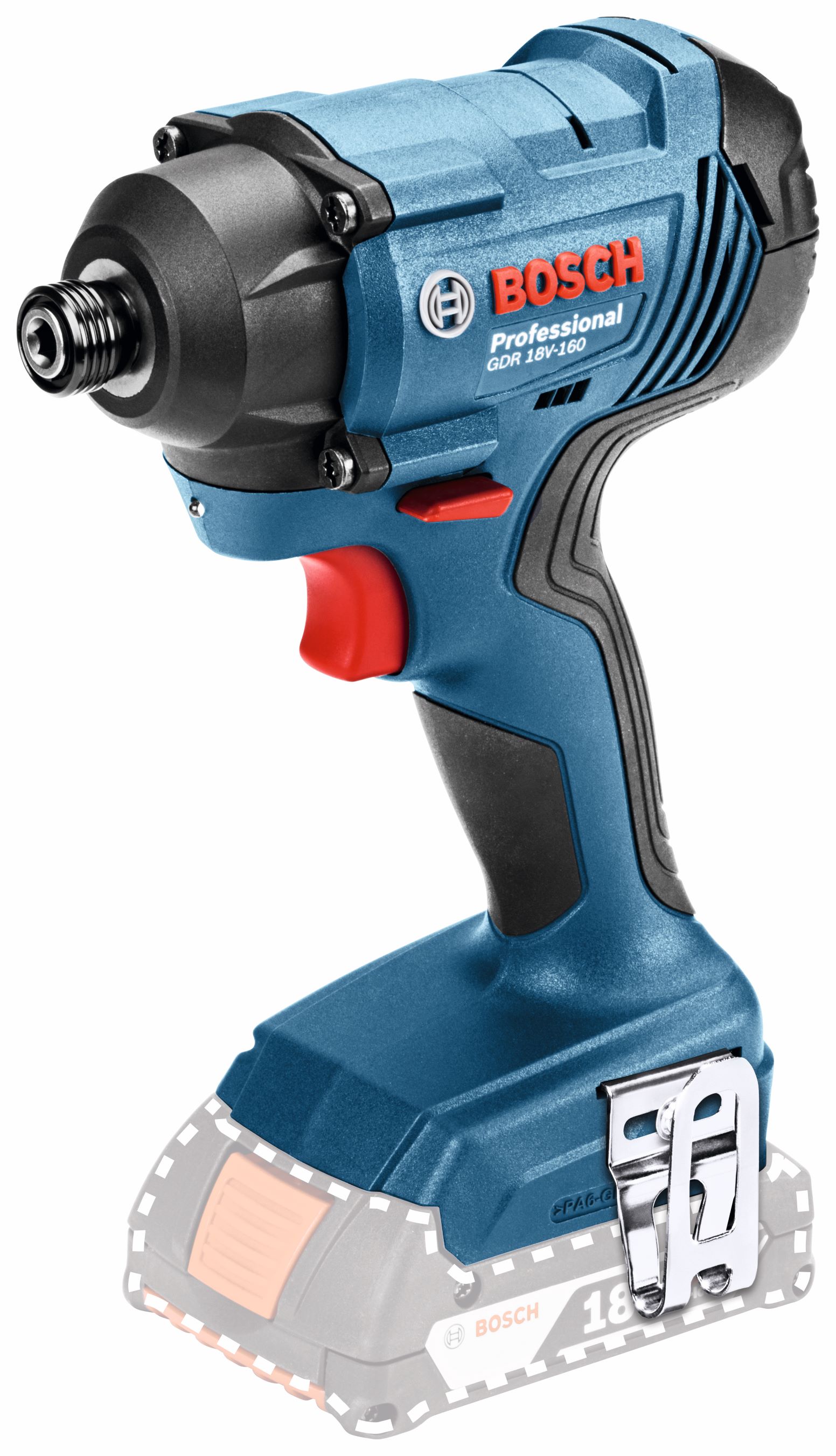 GDR 18V-160 Professional Cordless Impact Driver in L-Boxx Bosch - 1
