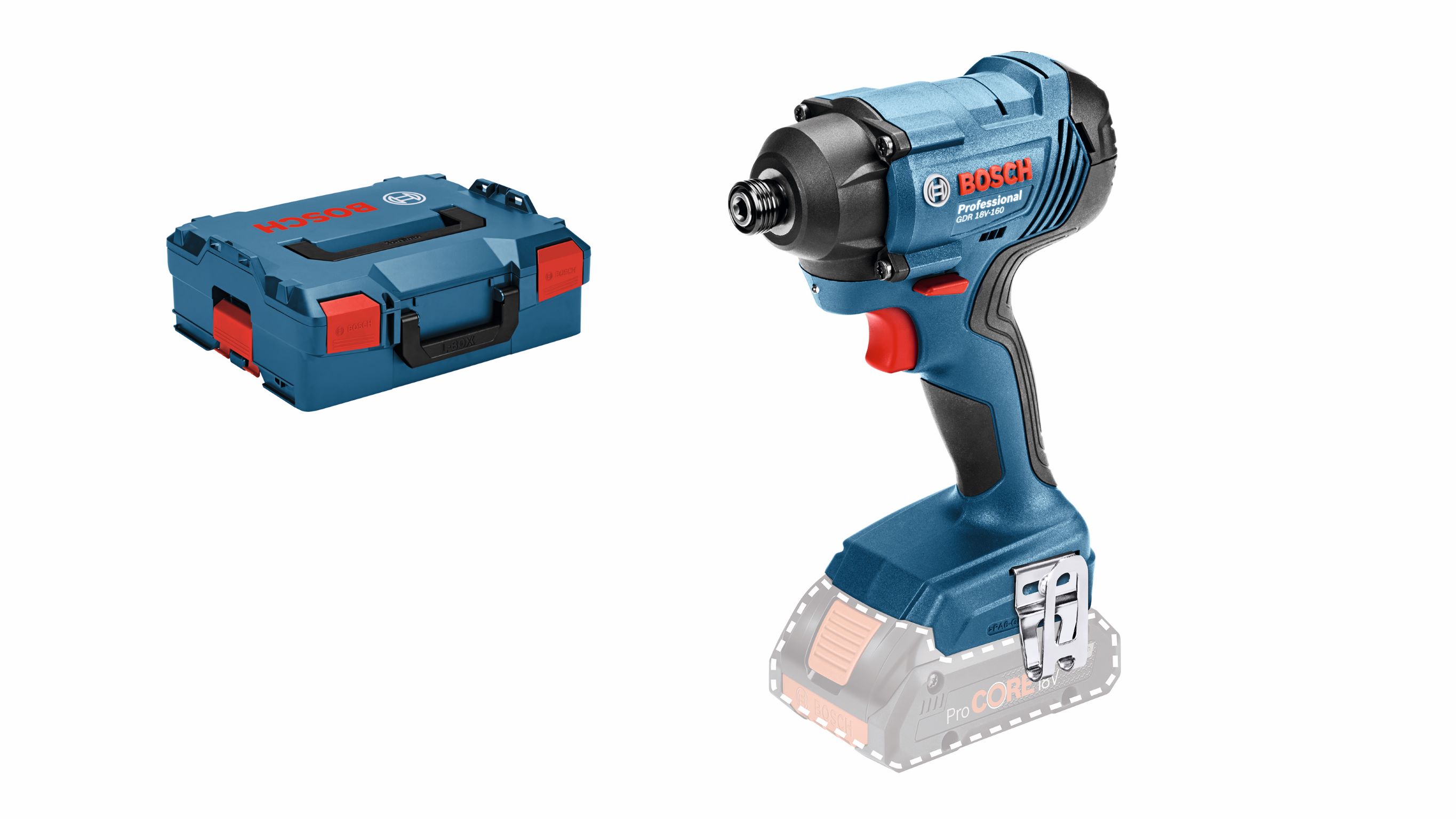 GDR 18V-160 Professional Cordless Impact Driver in L-Boxx Bosch - 2