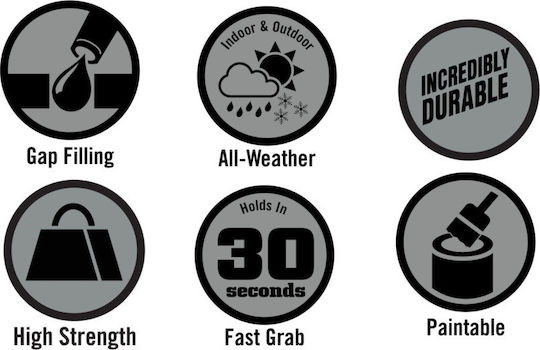 Κόλλα Σφραγιστικό Grab Adhesive 290ml Gorilla - 3