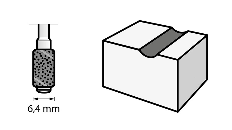 ΤΑΙΝΙΑ ΛΕΙΑΝΣΗΣ 6.4ΜΜ ΚΟΚΚΩΣΗ 6 431 DREMEL - 2