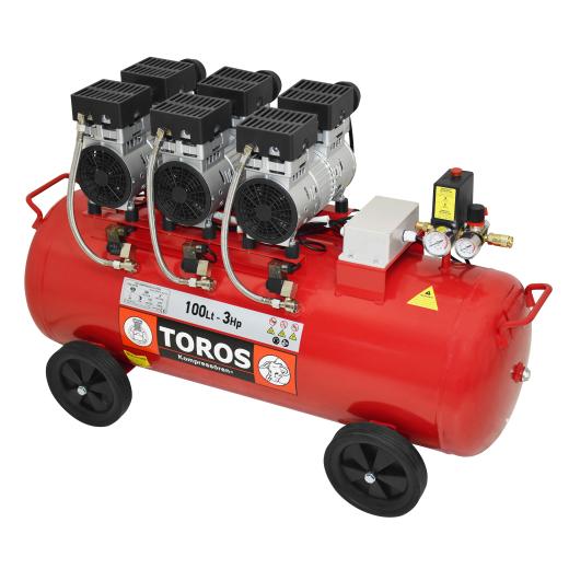 Aircompressor 3HP/100Lt OilFree Toros