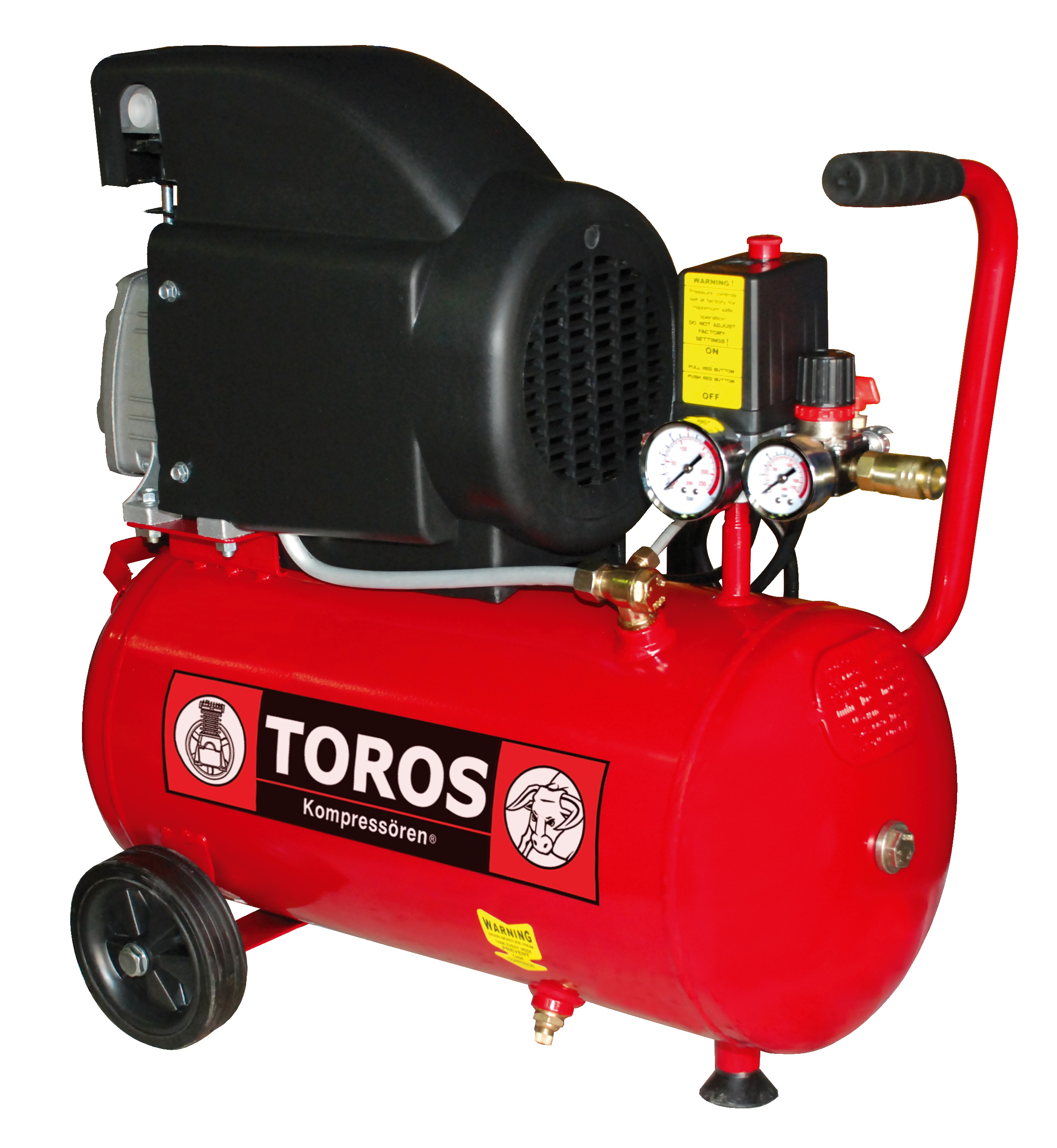 Single Block Oil Air Compressor 24L/2hp Toros