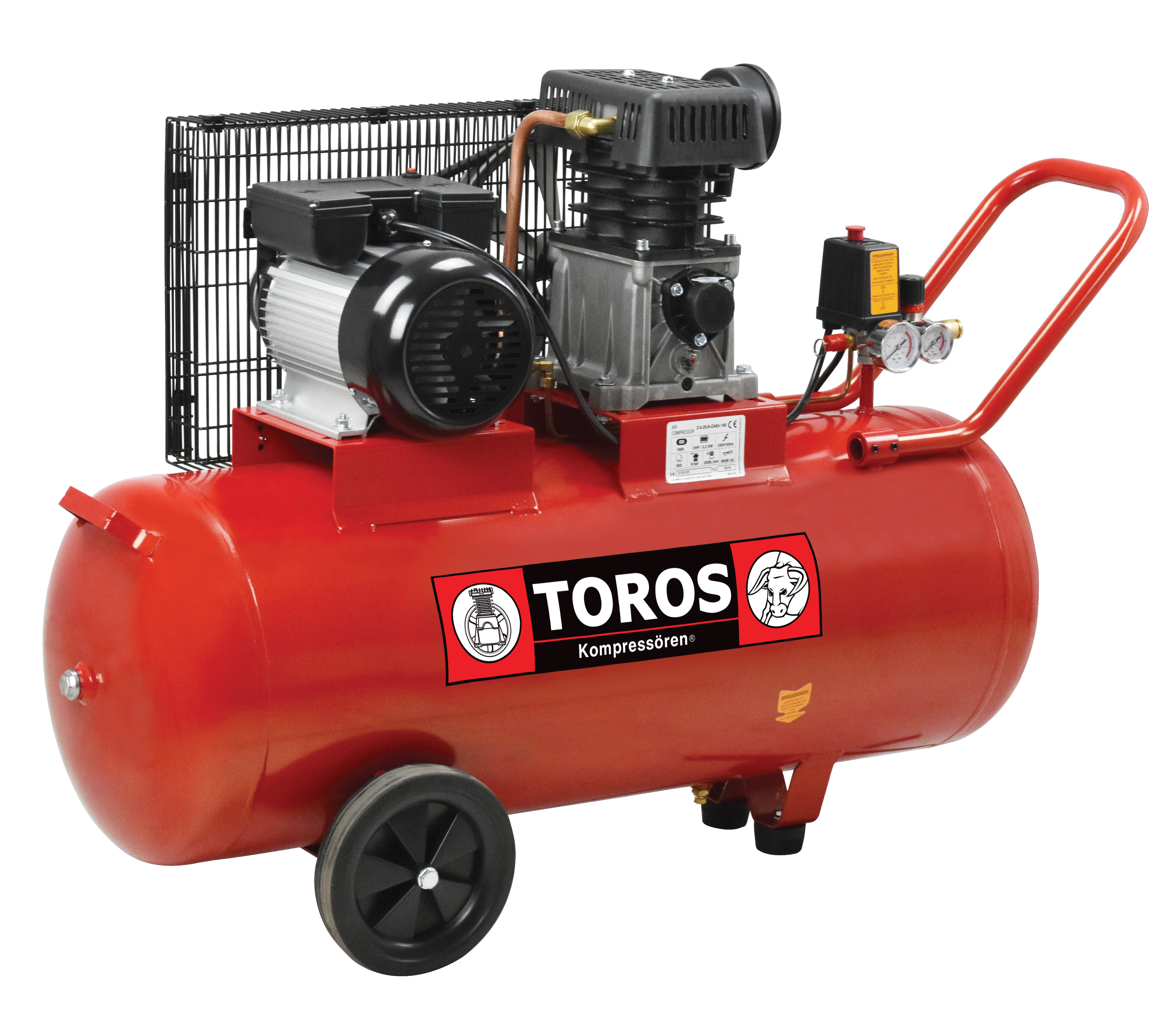TOROS: ΑΕΡΟΣΥΜΠΙΕΣΤΗΣ ΜΕ ΙΜΑΝΤΑ 100LT/3HP 230V