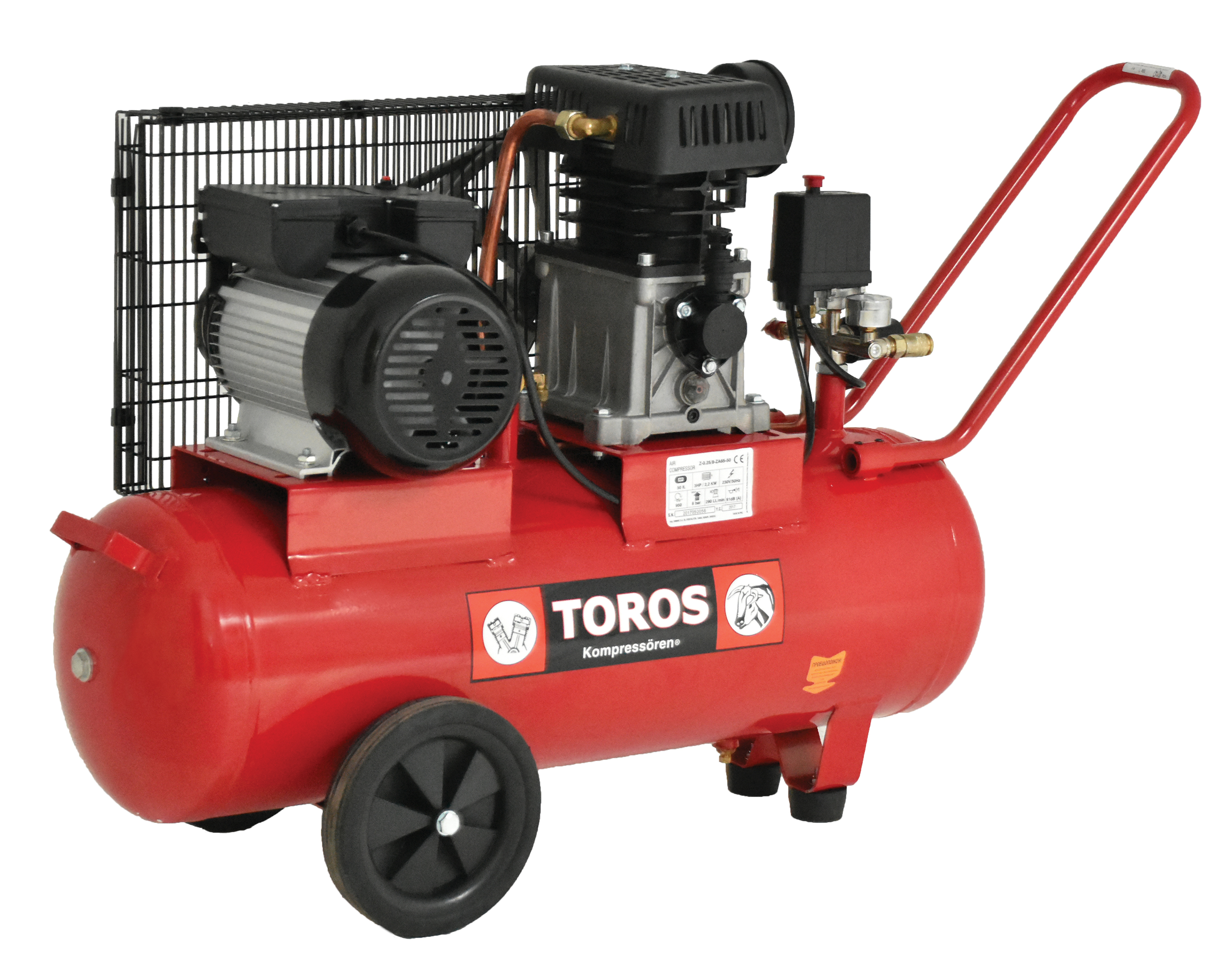 TOROS: ΑΕΡΟΣΥΜΠΙΕΣΤΗΣ ΜΕ ΙΜΑΝΤΑ 50LT/3HP 230V