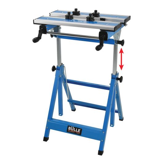 Workbench with Aluminum Table Bulle