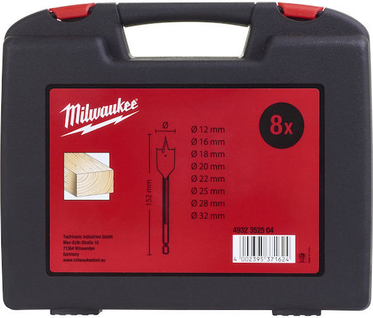 ΣΕΤ ΤΡΥΠΑΝΙΑ ΦΤΕΡΟΥ 8τμχ Milwaukee - 3