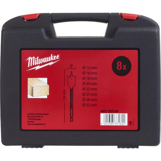 ΣΕΤ ΤΡΥΠΑΝΙΑ ΦΤΕΡΟΥ 8τμχ Milwaukee