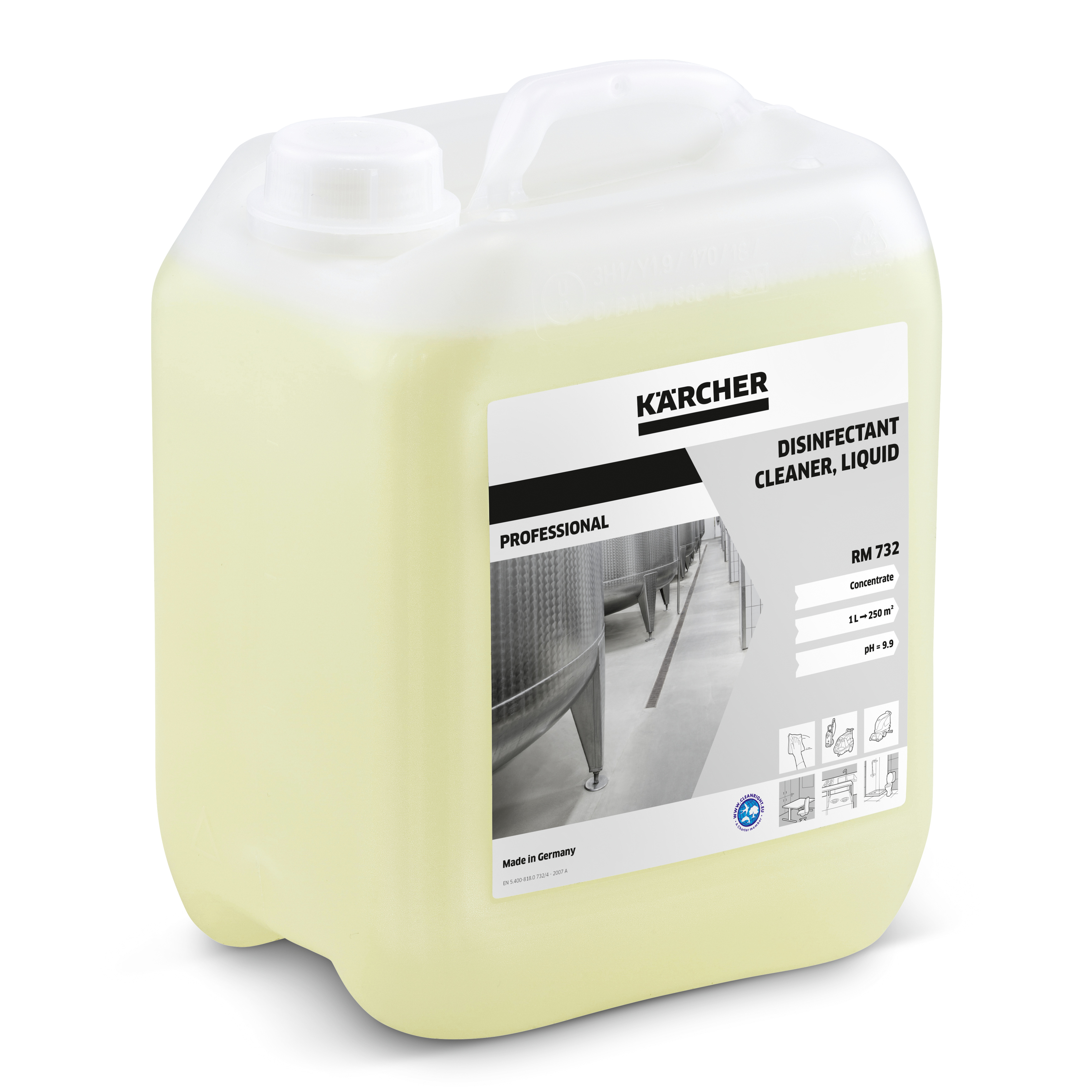 Disinfectant Cleaner, liquid RM 732, 5l Kärcher - 2