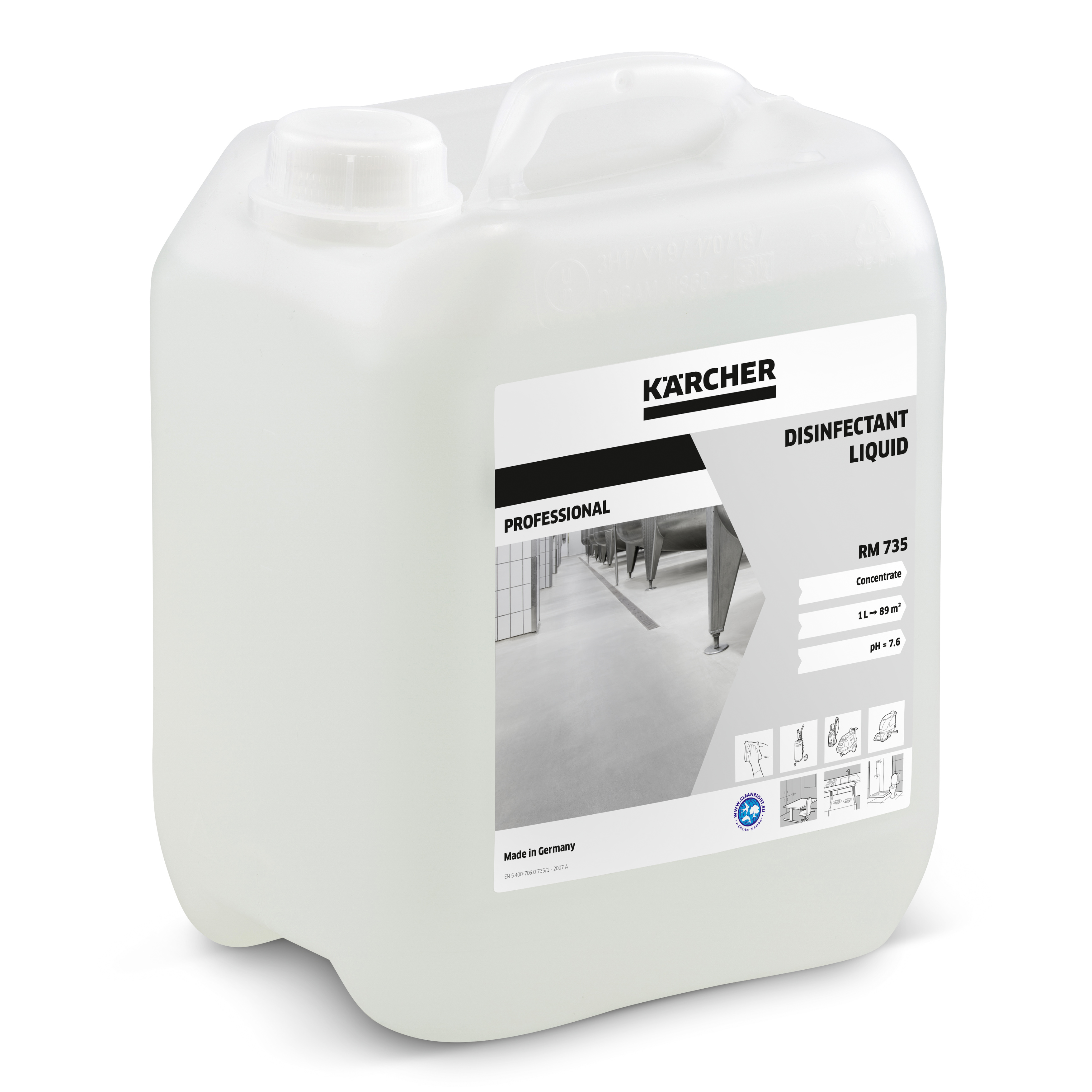 Disinfectant, liquid RM 735, 5L Kärcher - 2