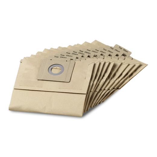 Paper filter bags, 10 x , T 12/1 Kärcher