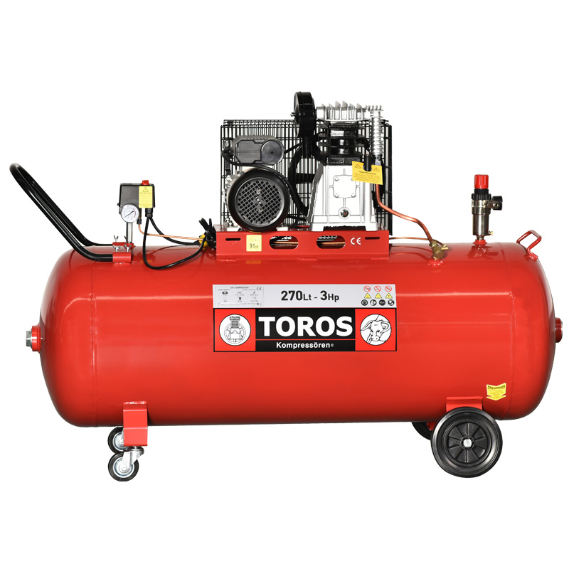 TOROS: ΑΕΡΟΣΥΜΠΙΕΣΤΗΣ ΜΕ ΙΜΑΝΤΑ 270LIT/3HP 230V - 3