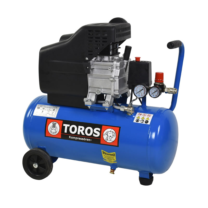 TOROS: ΑΕΡΟΣΥΜΠΙΕΣΤΗΣ ΜΟΝΟΜΠΛΟΚ 24LT/2,5HP 230V - 1