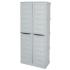 Plastic Cabinet with Shelves and broom space Spazio Unimac - 1