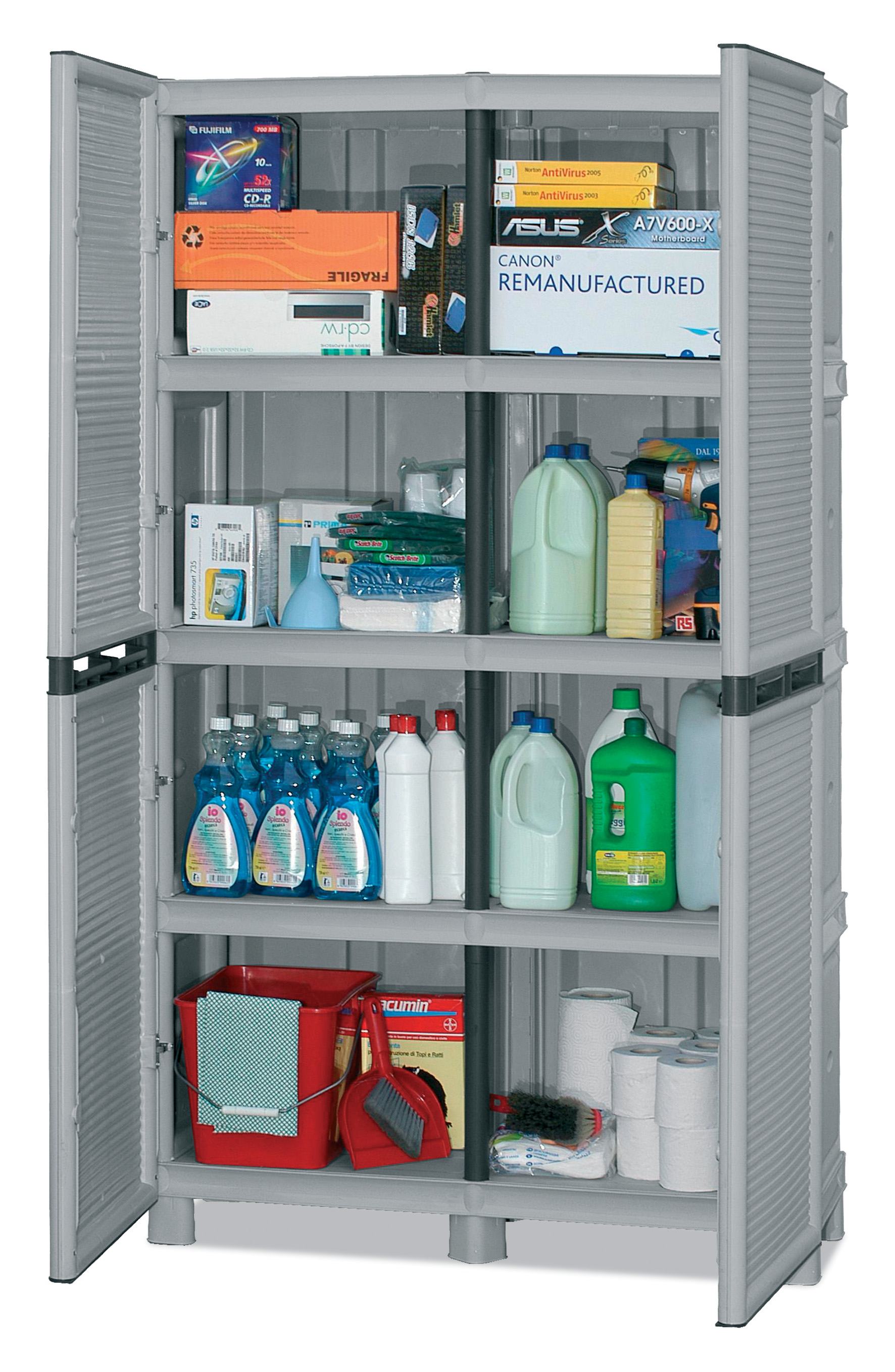 Plastic Cabinet with Shelves Concept Unimac - 2