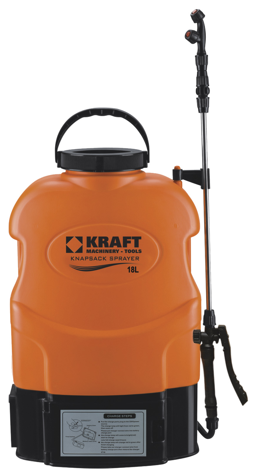 KRAFT: ΨΕΚΑΣΤΗΡΑΣ ΜΠΑΤΑΡΙΑΣ ΛΙΘΙΟΥ 12V/8AH 18 L - 1