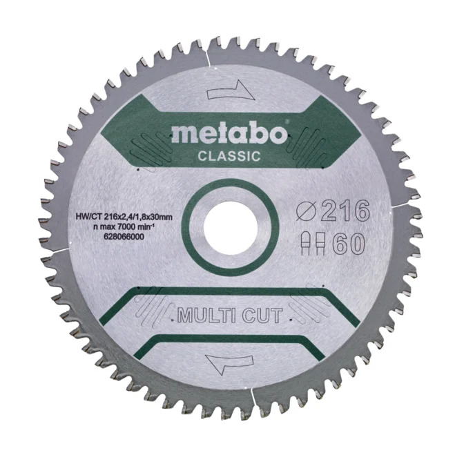 Πριονόδισκος "Multi cut" 216x30mm Metabo