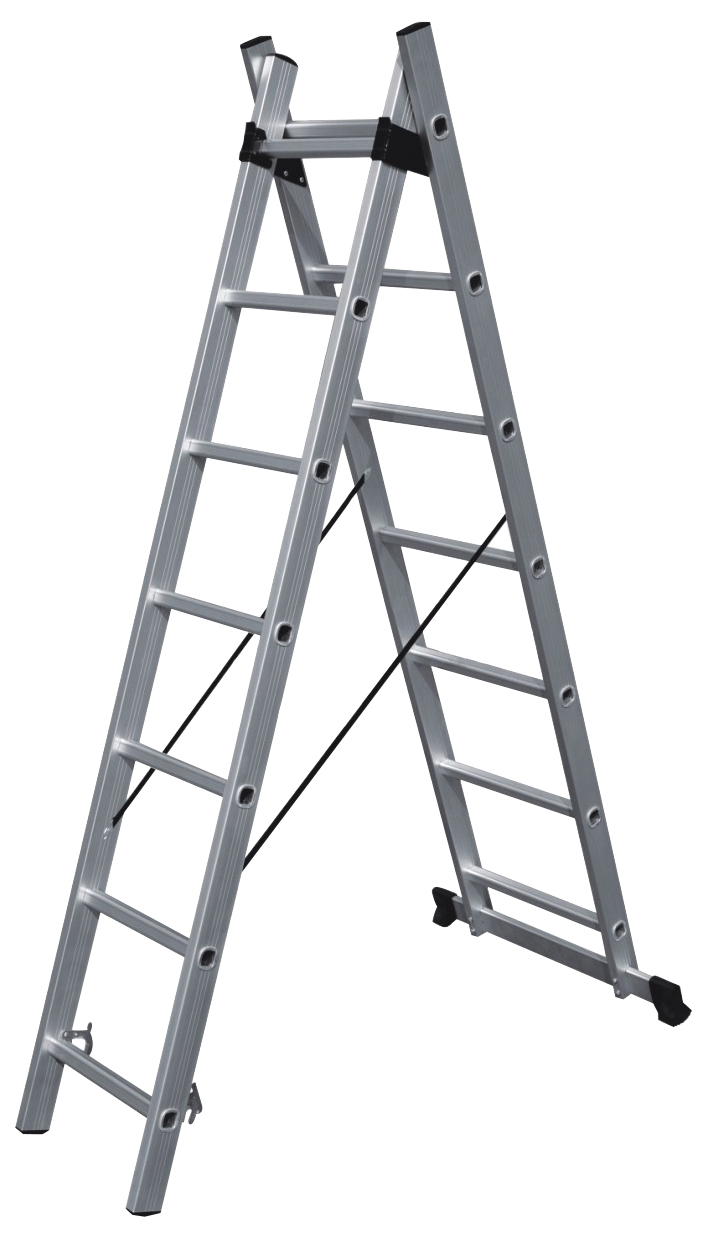 Multipurpose Ladder 18 steps (2 x 9) Bulle - 2