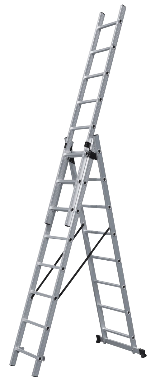Triple Extension Ladder 24 steps ( 3 x8) Bulle - 2