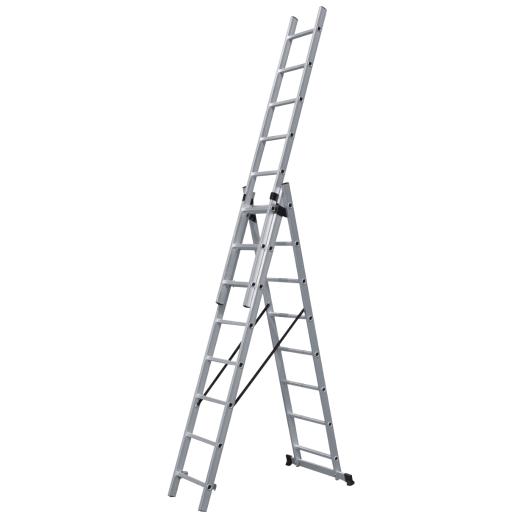 Triple Extension Ladder 27 steps (3x9) Bulle