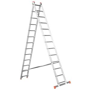 Σκάλα Διπλή Επεκτεινόμενη (2 x 13 σκαλιά) Unimac - 13305