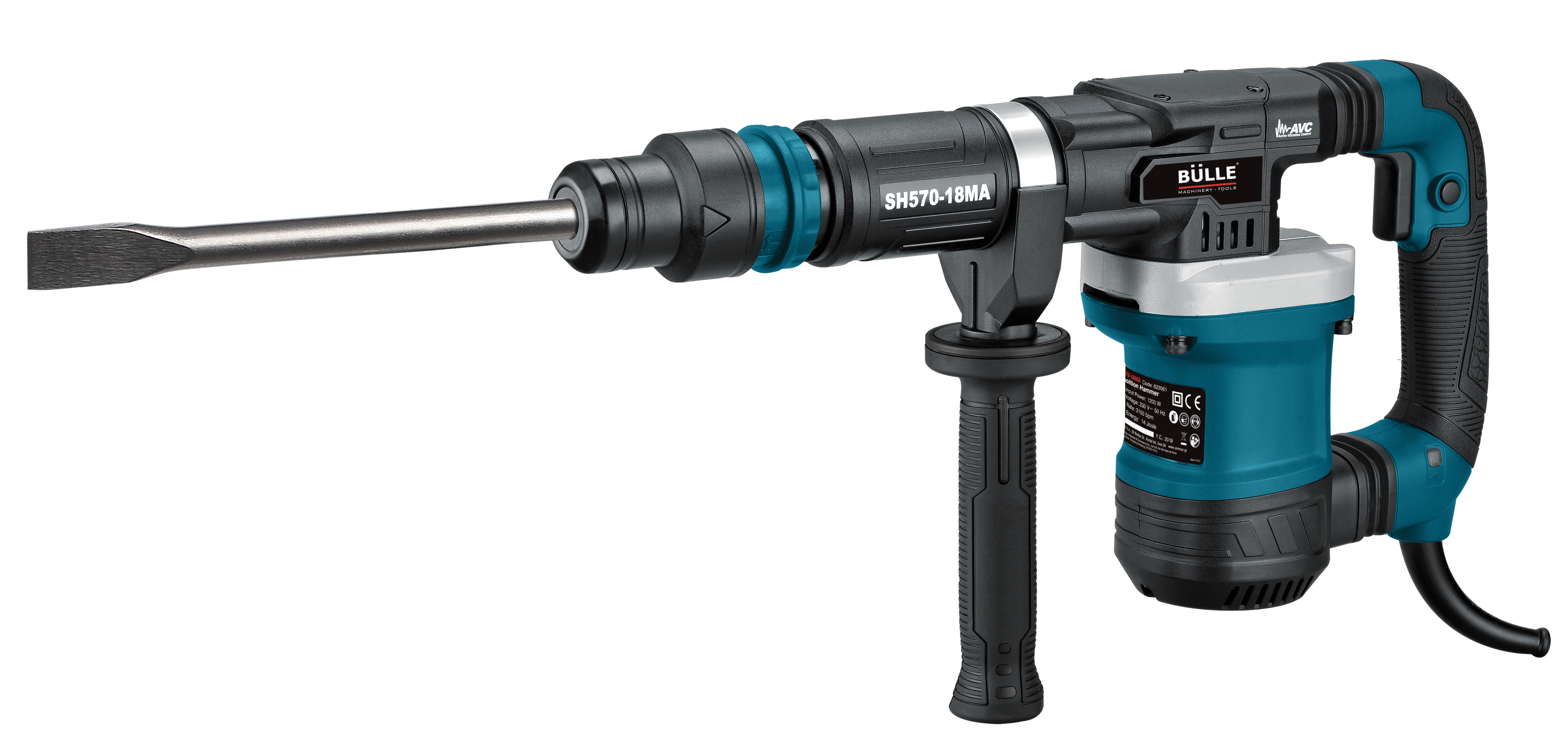 Electric Demolition Hammer Drill 1200W Bulle