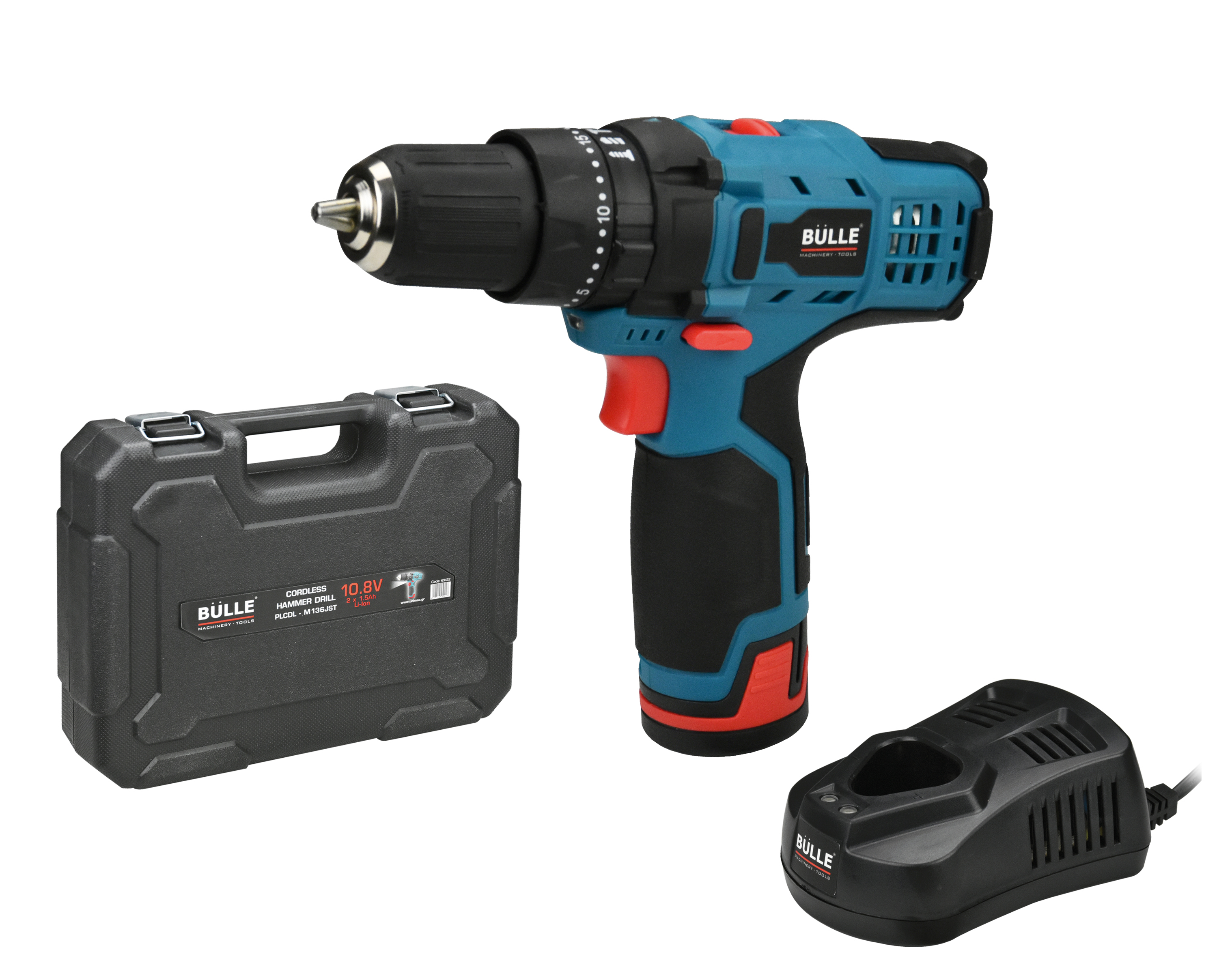Cordless Percussion Drill 10.8V 1x1.5Ah Bulle - 1
