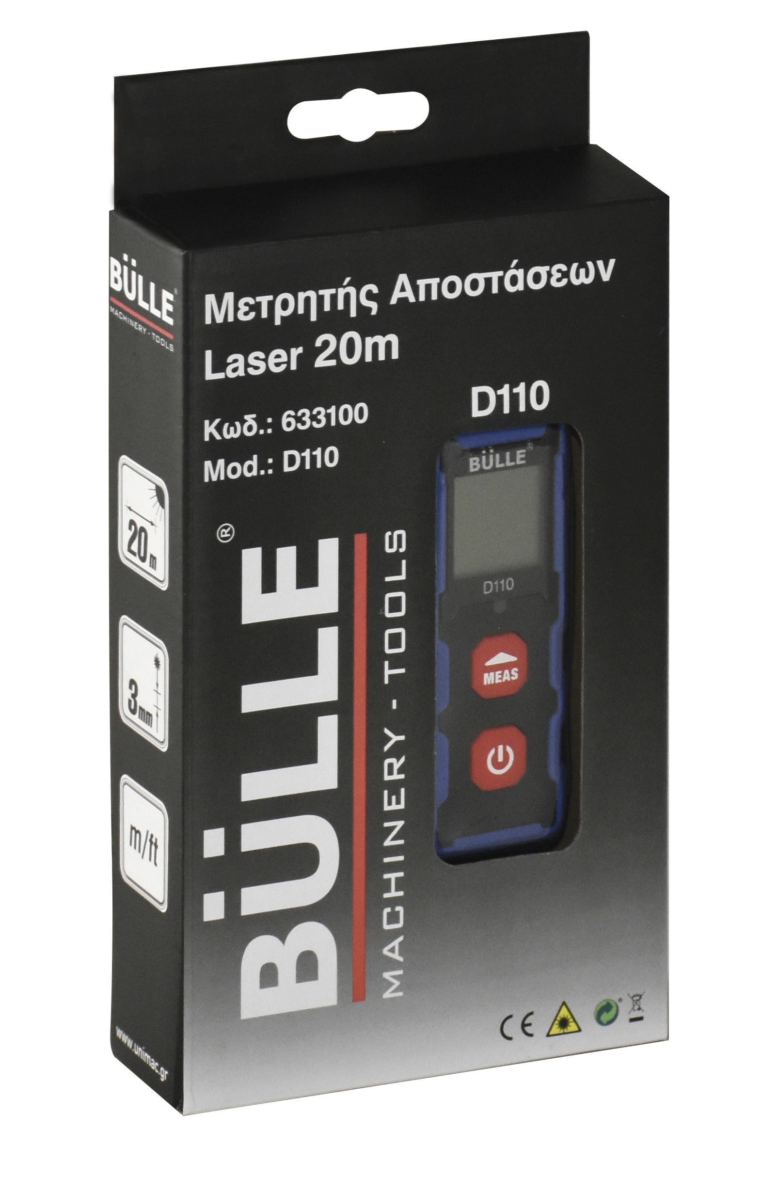 Laser Distance Meter 20m Bulle - 4