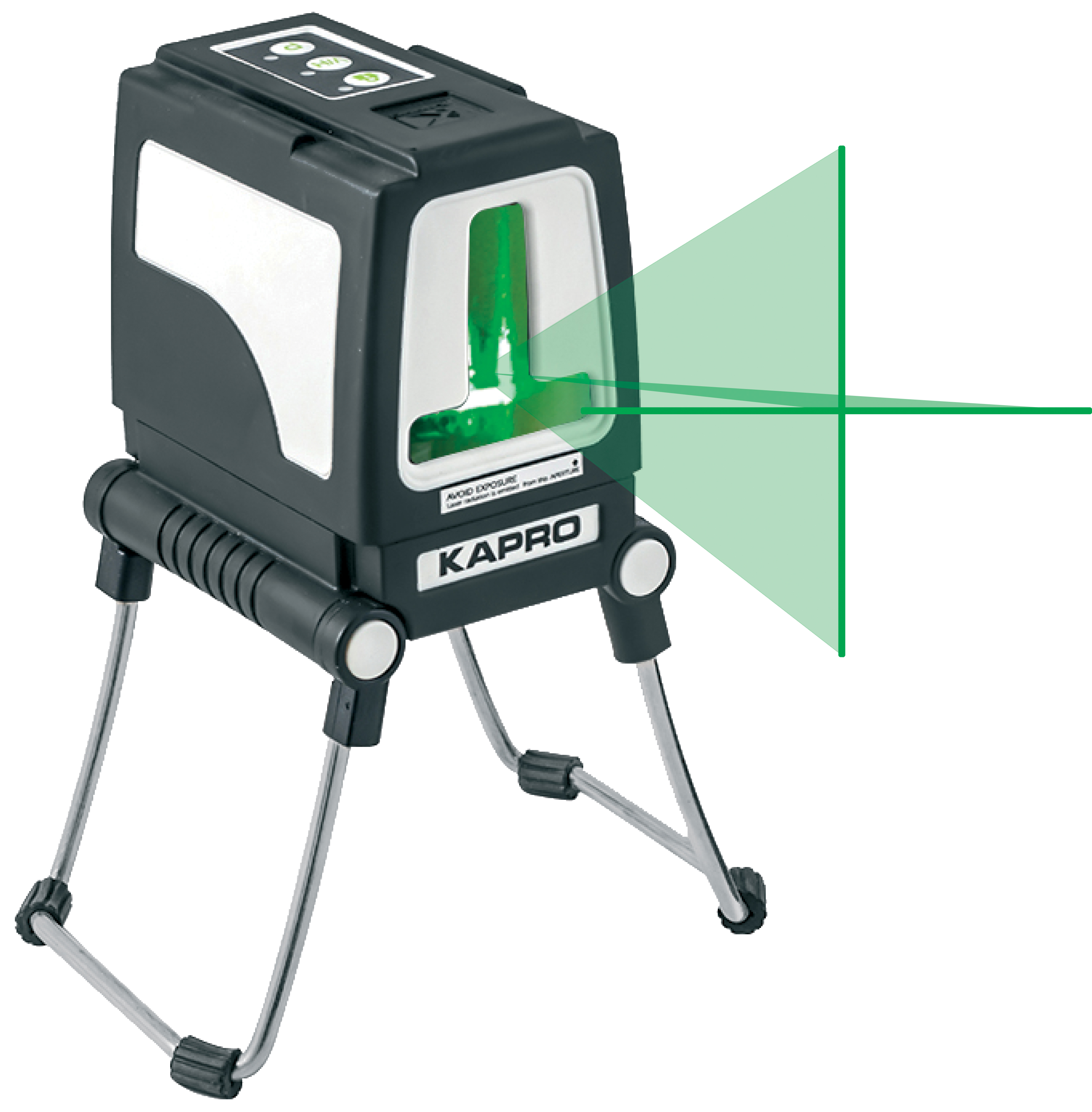 Αλφάδι laser 2 ακτίνων πράσινο 872G Kapro - 2